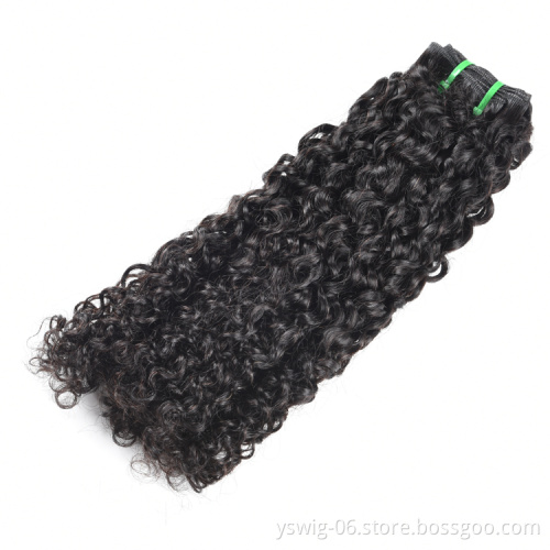 12A Super Double Drawn Hair Bundle Virgin Cuticle Aligned Hair Vendor Brazilian Pixie Curl Wholesale Human Hair Weave